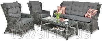 Садові меблі TRIVENTO 3 Dark Grey