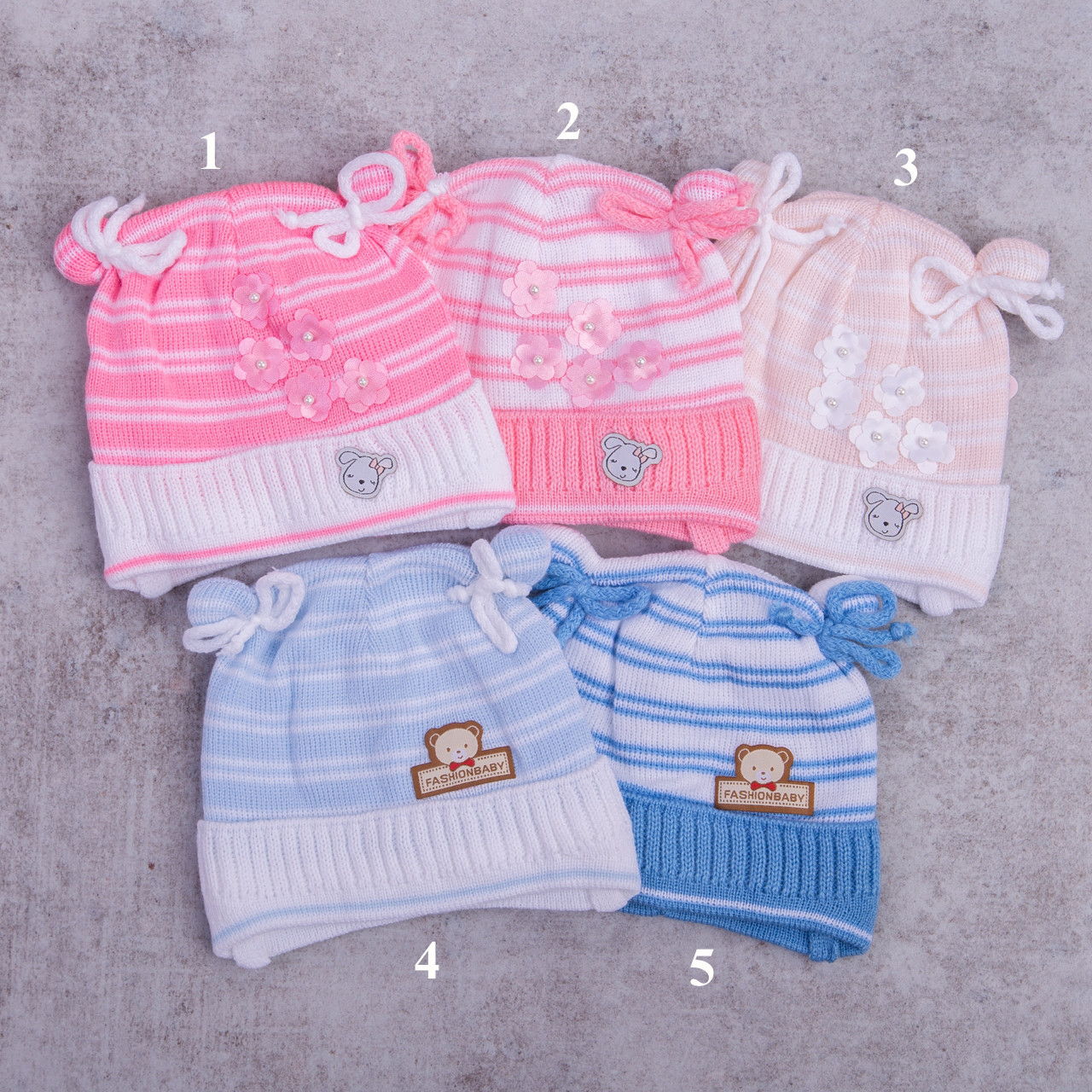 Шапка для дівчаток Осінь/Весна Вушка 0908+ Vertex Україна, фото 1