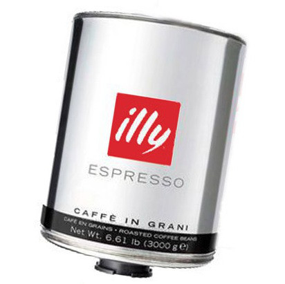 Кава в зернах illy Dark Roast 3 кг ж/б Італія (Іллі в банку темного обсмаження)