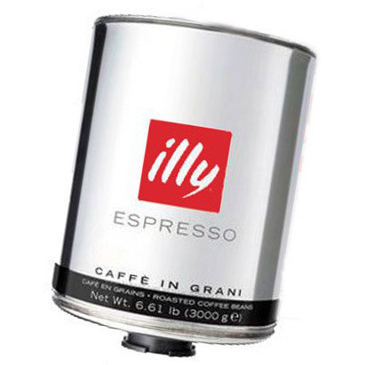 Кава в зернах illy Dark Roast 3 кг ж/б Італія (Іллі в банку темного обсмаження), фото 1