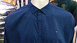 Сорочка чоловіча Tommy Hilfiger клітина батал, фото 4
