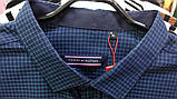 Сорочка чоловіча Tommy Hilfiger клітина батал, фото 7