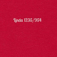 Тканина рівномірного переплетення 27 ct. Zweigart Linda 1235/954 різдвяний червоний