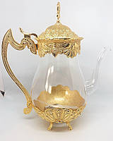 Заварник для чаю декоративний MCA Vizyon з меляра з позолотою