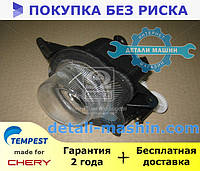 Фара противотуманная правая (КРУГЛАЯ) Чери Амулет 04 - 12 "TEMPEST" CHERY AMULET A15-3732020BA