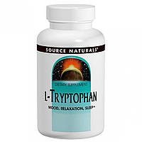 L-Триптофан, 500 мг, Source Naturals, 30 таблеток
