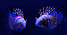 Декор для акваріума Рибка крилатка жовто-синя велика, фото 4