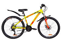 Горный велосипед DISCOVERY TREK AM DD 26" (желто-красный) r13