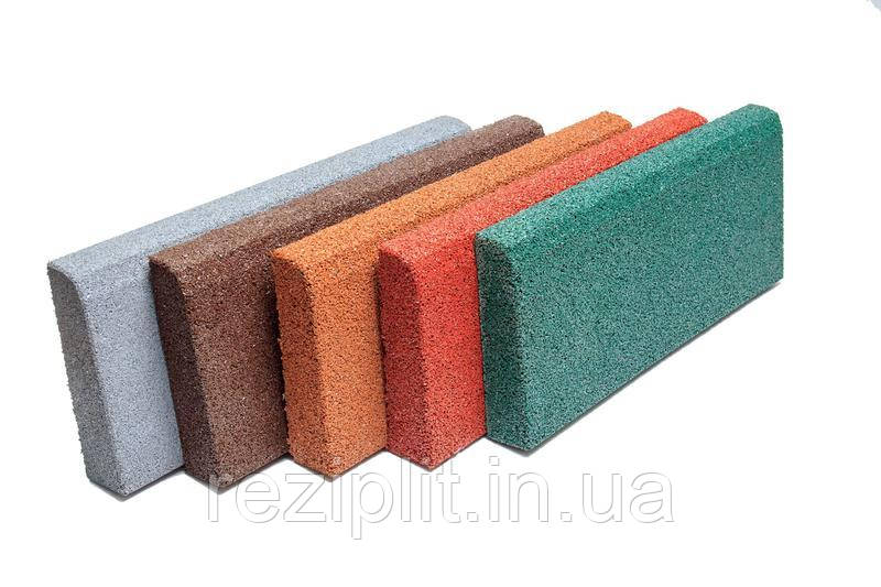 Гумовий бордюр 500х210 мм, товщина 50 мм, фото 1