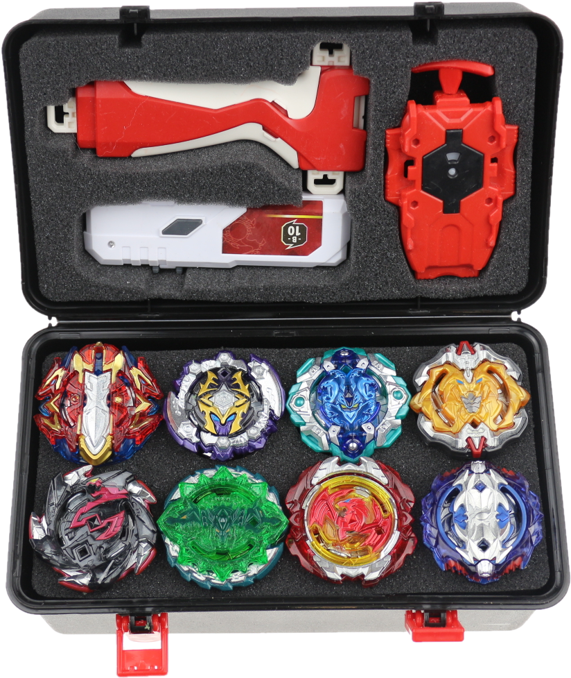 Набор бейблейд кейс бокс, Beyblade Box серия Экскалиус 8шт +бокс +