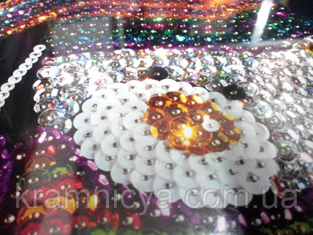 Картина мозаика из пайеток (блестками) купить Крамниця Творчості