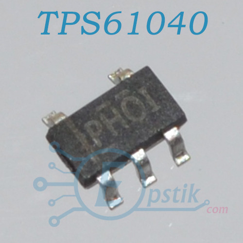 TPS61040 DC/DC перетворювач 400мА 1МГц SOT23-5, фото 1