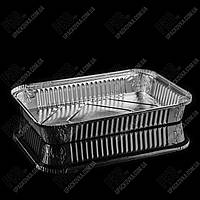 Контейнер з кришкою з харчової алюмінієвої фольги R33L (304*202*39)