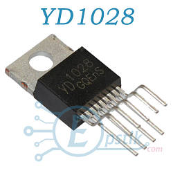 YD1028 двоканальний аудіопідсилювач 18Вт TO220-9