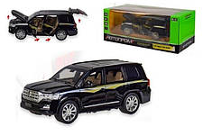 Машинка металева Тойота Автопром 7690 Toyota Land Cruiser. Свет. Звук. Відчиняються двері, капот, багажник, фото 3