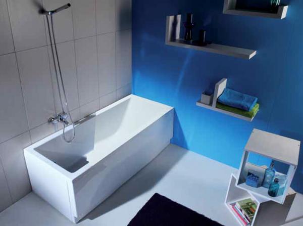 Акриловая прямоугольная ванна 170x75 ika Сubito H2224200000001