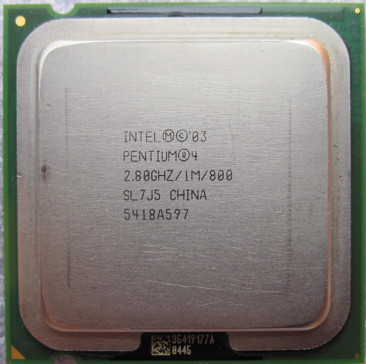 Processore CPU Intel Pentium 4 541 SL9C6 SL8J2 P4 1 M Cache, 3,20 GHz, 800 MHz FSB 768451116540 - Foto 3
