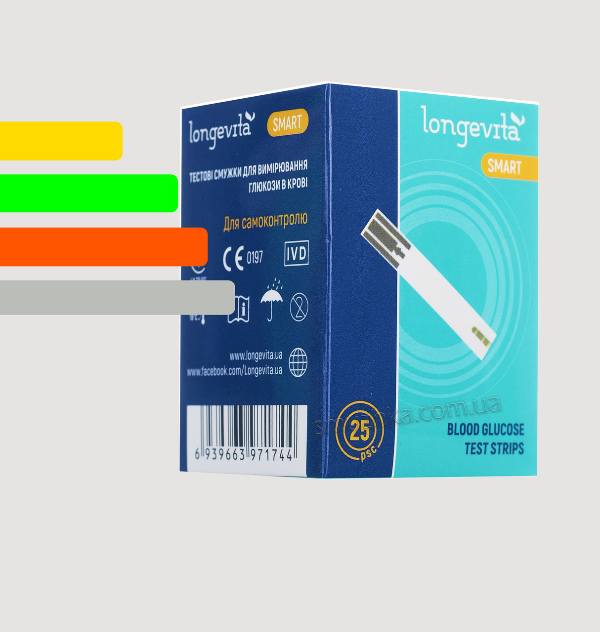 Тест смужки Лонгівіта Смарт 50 шт. - Longevita smart №50