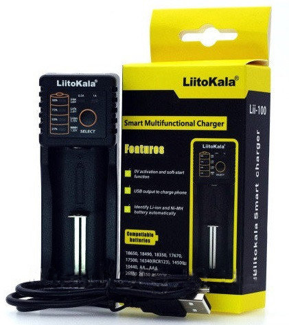 Універсальний зарядний пристрій LiitoKala Lii-100 + Powerbank