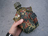 Фляга армійська "US Army bottle" 1 л пластикова в чохлі, флектарн . Німеччина Макс Фукс., фото 9