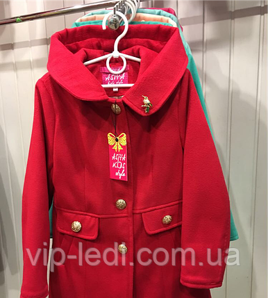 Демісезонне кашемірове пальто для дівчинки Колібрі, фото 2
