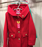 Демисезонное кашемировое пальто для девочки Колибри