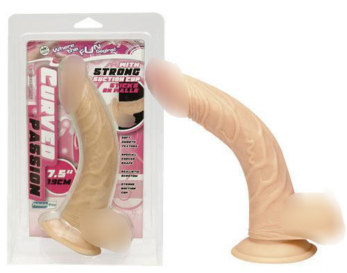 Фалоімітатор на присоску CURVED PASSION, фото 1