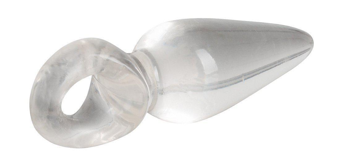 Анальний пальчик-пробка прозорий, фото 1