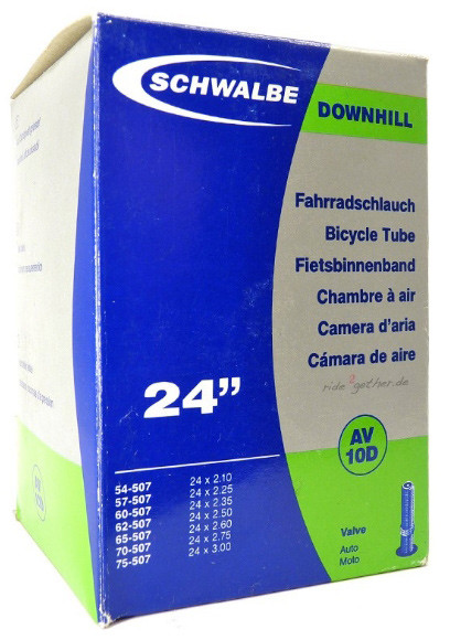 Камера 24" (54/75x507) a/v 40 мм Schwalbe AV10D TR4 DOWNHILL EK
