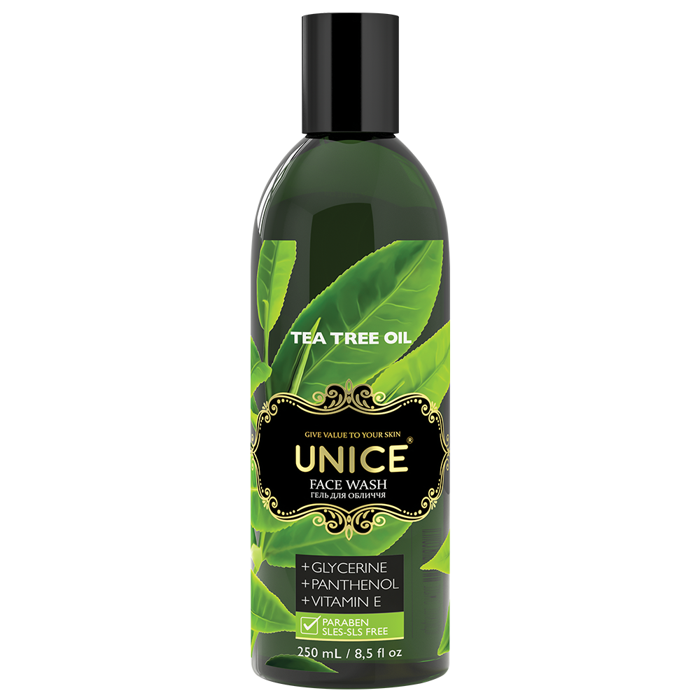 Очищающий гель для вмивання Akten Cosmetics Unice з олією чайного дерева 250 мл (3609014)