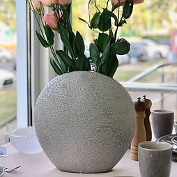 Ваза керамічна Sakura Silver 33 см