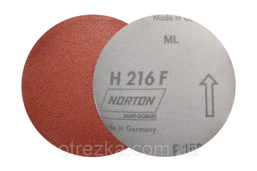 Круги шліфувальні на липучці (фіброві) P100 Norton