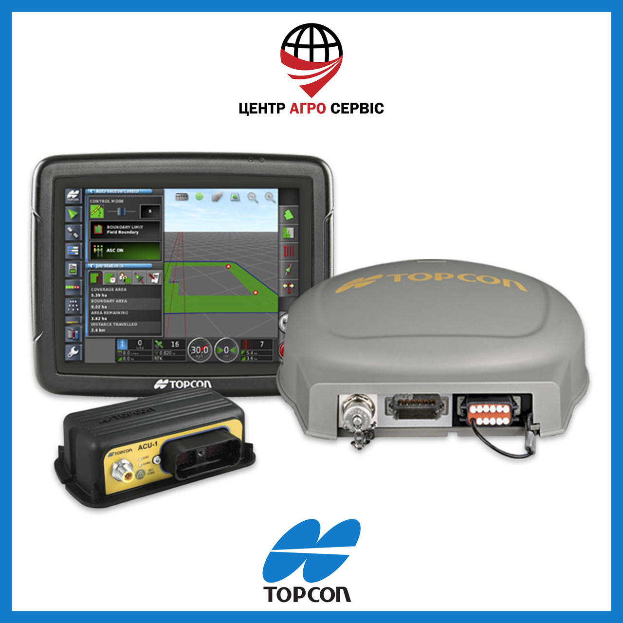 Автопілот TOPCON System X25 AGSR (гідравлічне автоматичне водіння для трактора, обприскувача, комбайна)