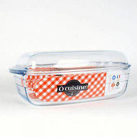 Гусятниця скляна 6,5 л PYREX Cuisine 466АС00 (4,3 л + 2,2 л)