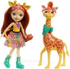 Лялька Енчантималс Жираф Джиліан і друг Повл Enchantimals Gillian Giraffe s Fashion