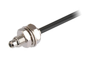 Дифузійний оптоволоконний датчик для малих об'єктів (0,03 мм), дистанція до 120 мм, болт М6х0,75