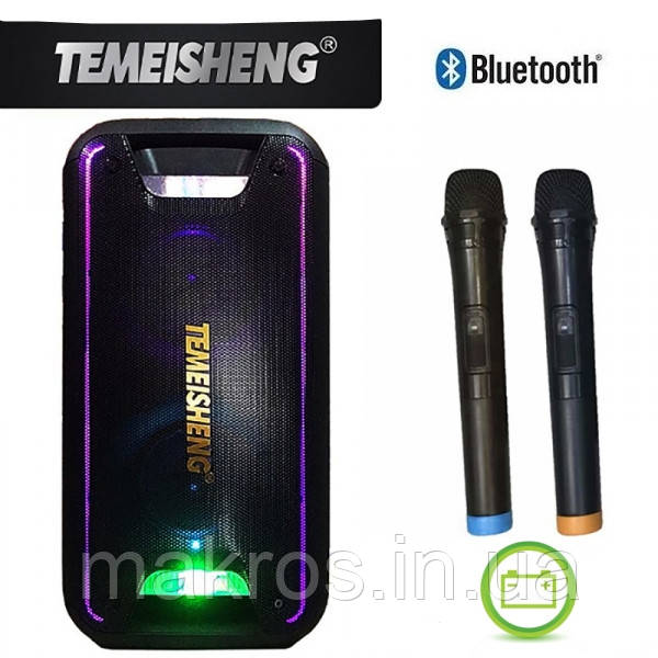 Портативна акустика на акумуляторі TMS-502 Super Bass, фото 1