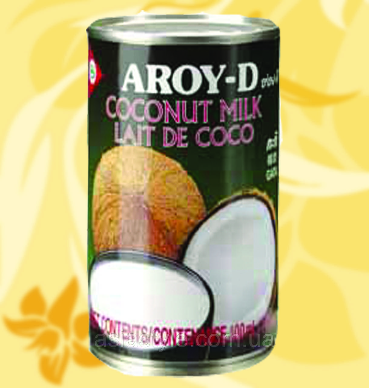 Кокосове молоко, Aroy-D, 400мл,18,5%, СхЧСп - фото 1 - id-p83576893