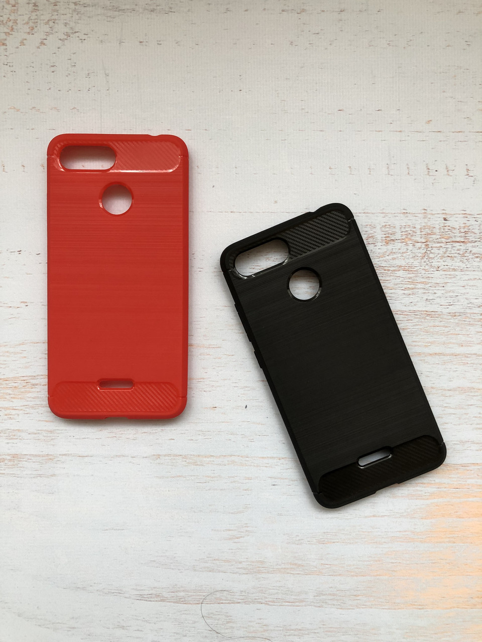 Чохол — накладка Carbon (карбон) для Xiaomi Redmi 6, фото 1