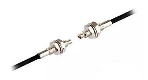 Оптоволоконний датчик на перетині променя для малих об'єктів (1 мм), дистанція до 500 мм, болт М4х0,7