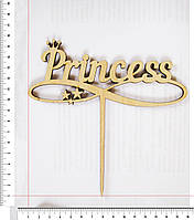 Топер "Princess" 14,5*15 см (10 шт.)