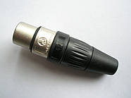 Роз'єм XLR (Canon) 3pin (гніздо), під шнур, Yongsheng
