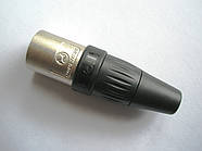 Роз'єм XLR (Canon) 3pin (штекер), під шнур, Yongsheng