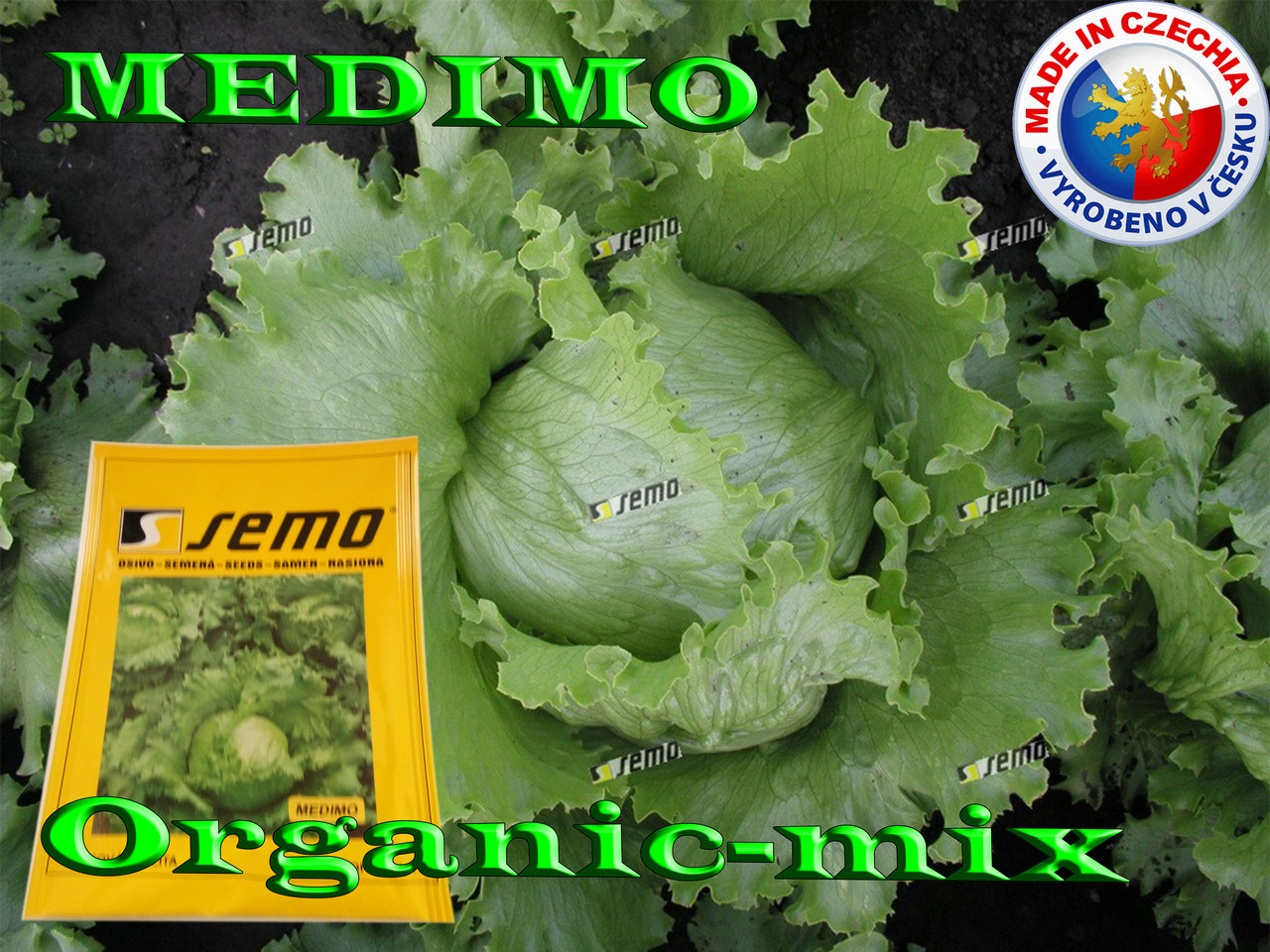 Салат кочаний МЕДИМО/MEDIMO ТМ SEMO (Чехія) проф. пакет 5 грамів