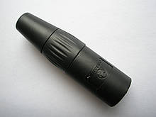 Роз'єм XLR (Canon) 3pin (штекер), під шнур, Yongsheng