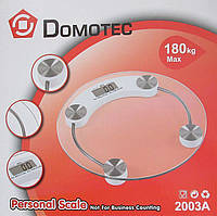 Підлогові ваги Domotec 2003a до 180 кг (крок 0,1 кг)
