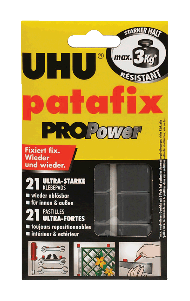 Клеючі подушечки UHU Patafix ProPower. UHU 40790