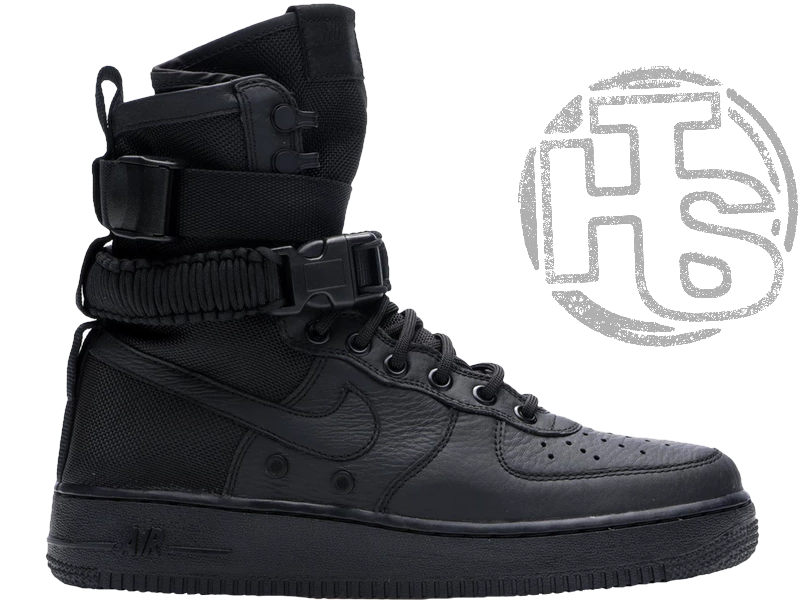 Чоловічі кросівки Nike Special Air Force Field 1 High Triple Black 864024-003