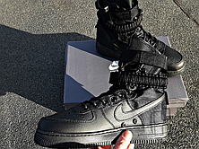 Чоловічі кросівки Nike Special Field Air Force 1 High Triple Black 864024-003, фото 3