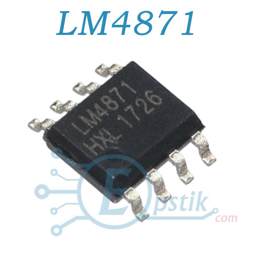 LM4871 мікросхема аудіо підсилювач 3Вт SOP8